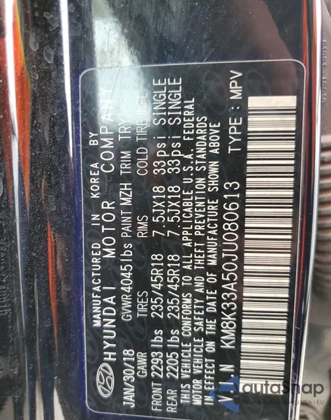 KM8K33A50JU080613